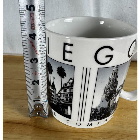 Starbucks San Diego City Scenes Series 2003 Black White Photos Landmarks Mug Cup - Picture 9 of 10